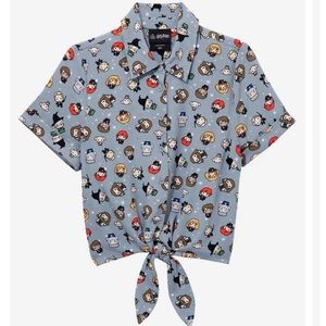 Box Lunch Harry Potter Tie Front Top